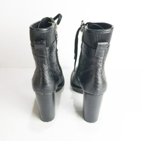 Vince Camuto Ermania Leather Platform Lace-up Bootie -7.5 - Picture 11 of 13